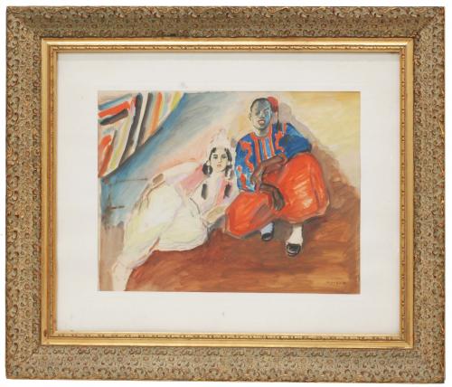 RICARD OPISSO (1880-1966). "ORIENTAL SCENE".