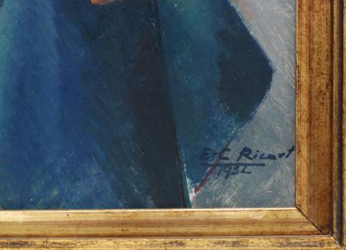 ENRIC CRISTOFOL RICART (1893-1960). "NOIA DORMINT", 1932.