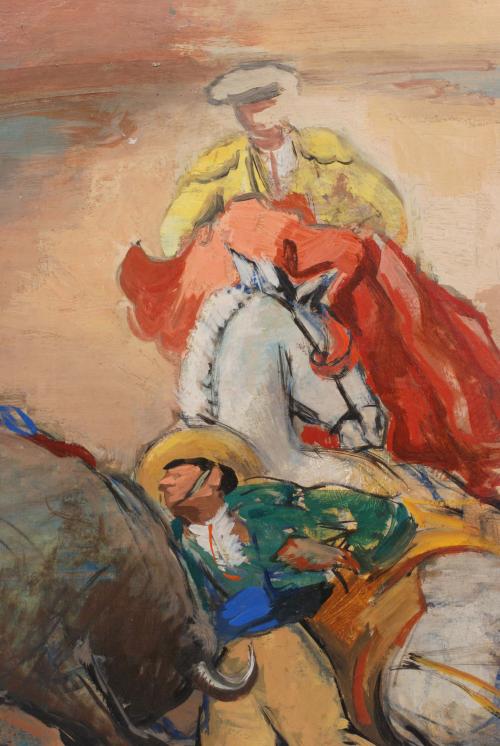 PERE CREIXAMS PICO (1893-1965). "THE GORING OF THE PICADOR"