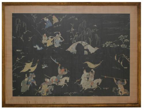 CHINESE SILK, C18th