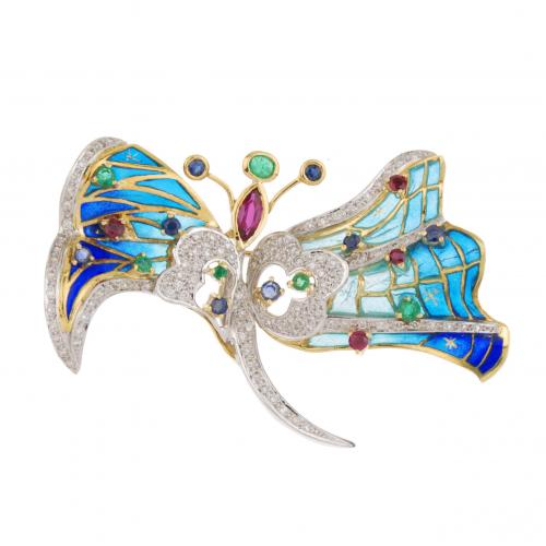 ALEN DIONE. BUTTERFLY  BROOCH