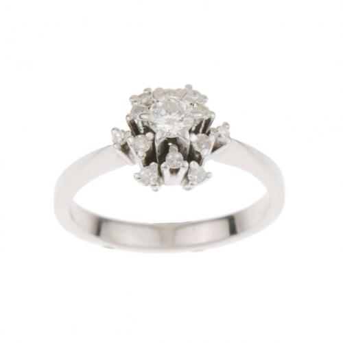 ROSETTE DIAMOND RING