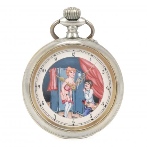 EROTIC POCKET WATCH C20th