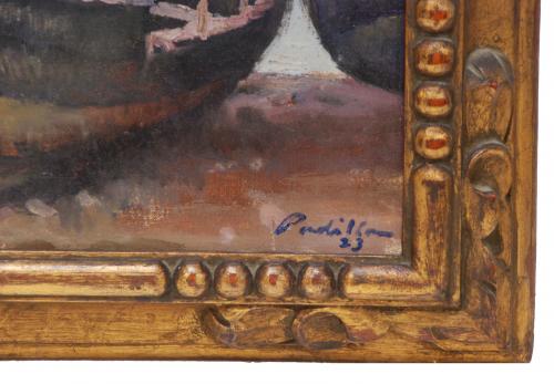 RAFAEL MARTINEZ PADILLA (1878-1961). "LA SELVA PORT", 1923