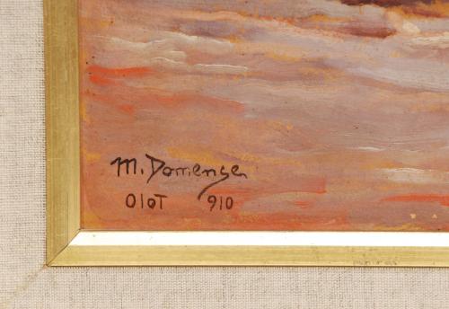 MELCHOR DOMENGE (1871-1939). "OLOT", 1910.