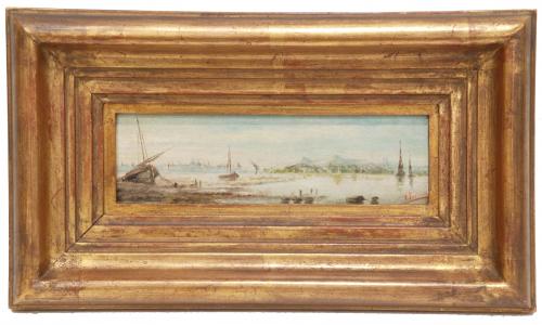 AUGUSTÍN FÉLIX FORTIN (1763-1832) "PAIR OF NAVAL SEASCAPES"