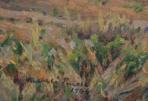 ANTONI OLLÉ PINEL (1897-1981). "CAROB TREES", SAINT SAVIOUR