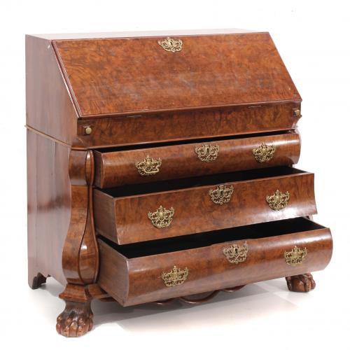 WRITING DESK, LATE C19th -EARLY C20th