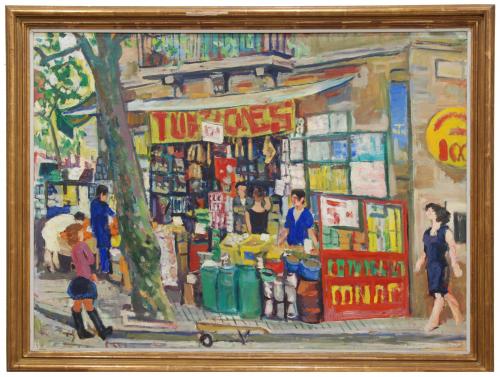 IGNASI MUNDÓ (1918-2012) "GROCER'S SHOP", 1970
