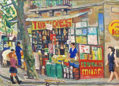 IGNASI MUNDÓ (1918-2012) "GROCER&#39;S SHOP", 1970
