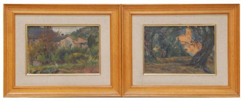 JOAN FUSTER BONNIN (1870-1945). "MAJORCA LANDSCAPES"
