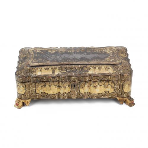 CHINESE BOX, LATE C19 -EARLY C20th