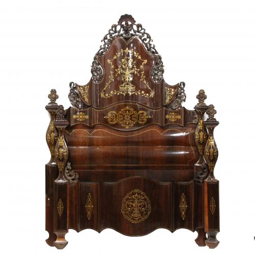 SPANISH BED, SECOND HALF C19th.