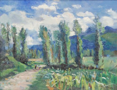 DOMINGO CARLES ROSICH (1888-1962). "LANDSCAPE"