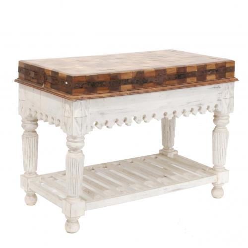 RUSTIC KITCHEN TABLE, MID C20th.