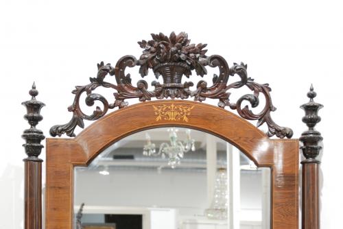 SPANISH "PSYCHE" MIRROR, C19th.