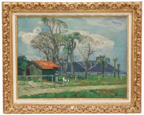 JOSEP MARIA MALLOL SUAZO (1910-1986). "LANDSCAPE", 1959.