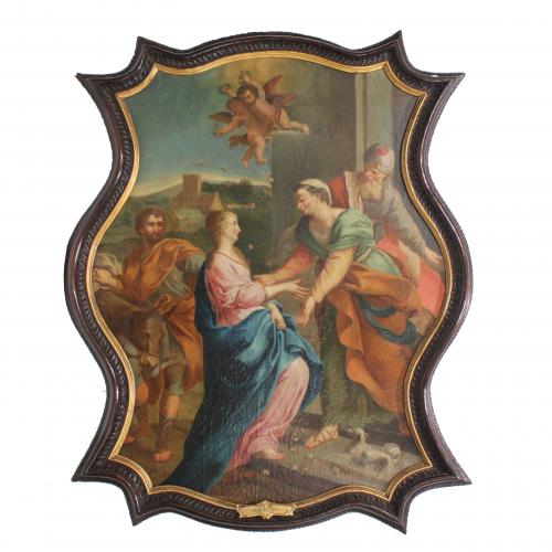 FRENCH SCHOOL, C18th-19th "ANNUNCIATION OF THE VIRGIN TO SA