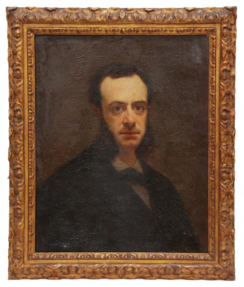 SPANISH SCHOOOL, C19th "PORTRAIT OF A GENTLEMAN".