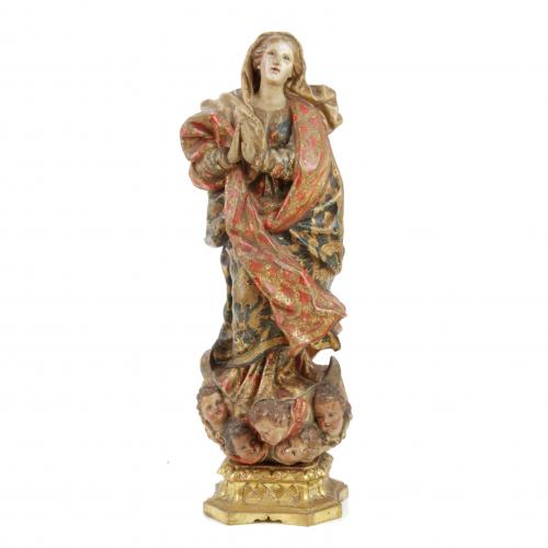 SPANISH SCHOOL C17th "THE VIRGIN"