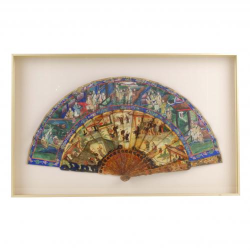 CHINESE "THOUSAND FACES", MID C19th