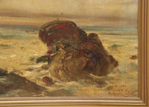RAMÓN MARTÍ ALSINA (1826-1894). "SEASCAPE" 1880.