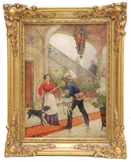 EUGENIO ÁLVAREZ DUMONT (1864-1927). "THE ALTERCATION"
