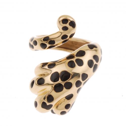 DIOR. MITZA. LEOPARD CLAW RING