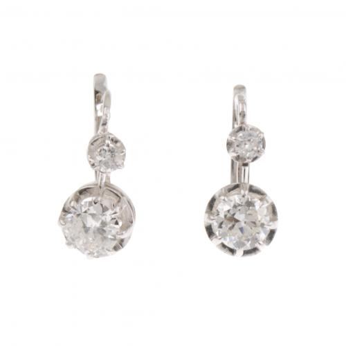DIAMOND EARRINGS.