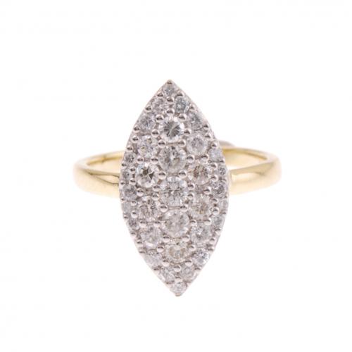 DIAMOND SHUTTLE RING