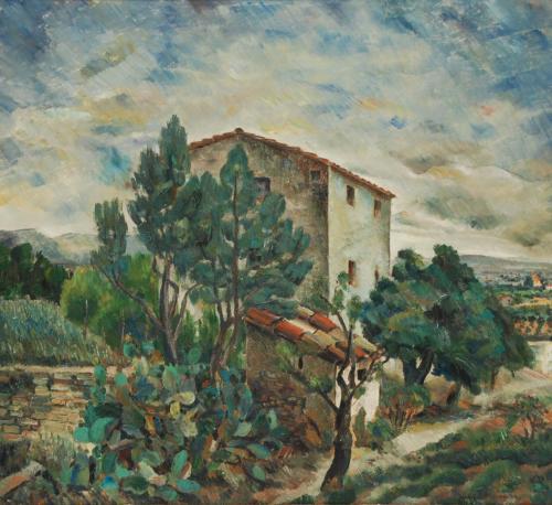 JAUME MERCADÉ I QUERALT (1887-1967). "LANDSCAPE"