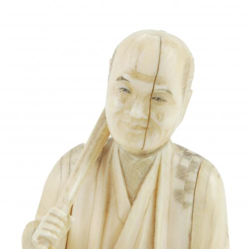 JAPANESE SCHOOL. MEIJI PERIOD, LATE C19th "PEASANT WITH CHI