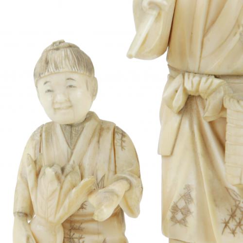 JAPANESE SCHOOL. MEIJI PERIOD, LATE C19th "PEASANT WITH CHI