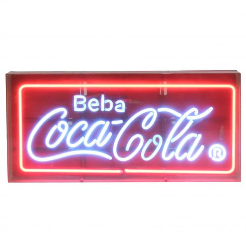 LETRERO "BEBA COCA COLA", CIRCA 1960.