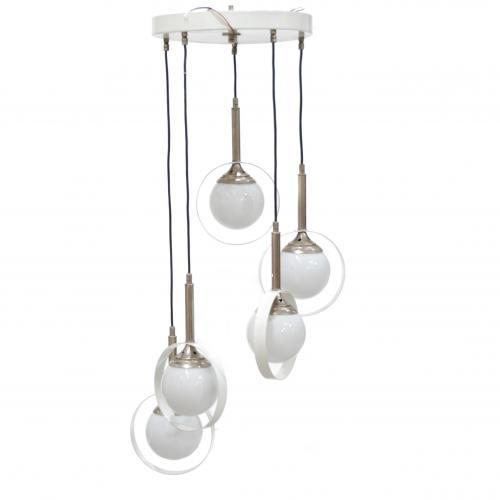 AMBROSIANA LAMPADARI. ITALIAN CEILING LIGHT, CIRCA 1950