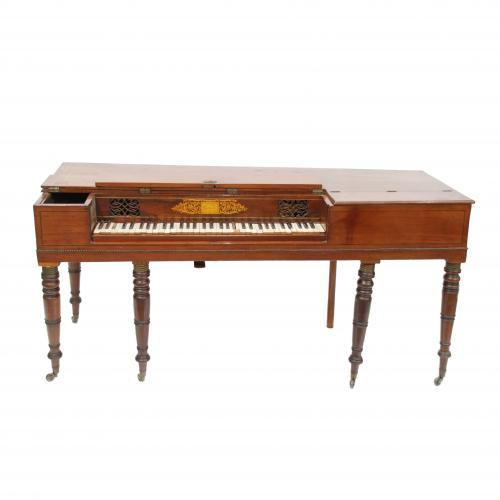 "CLEMENTI & CO NEW PATENT LONDON", PIANO DE MESA INGLÉS, PR