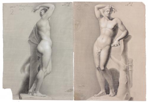 MANUEL VILAR (1812-1860). "ACADEMIC FIGURES"