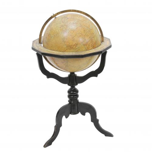 J. FELKL & SON.  LIBRARY WORLD GLOBE, PRAGUE, CIRCA 1870