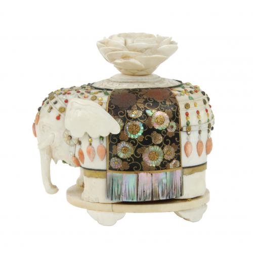 JAPANESE SCHOOL, MEIJI PERIOD, C19th SHIBAYAMA ELEPHANT