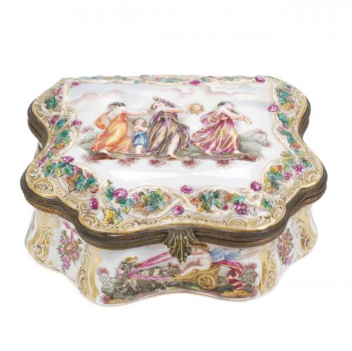 ITALIAN JEWELLERY BOX, C20th.