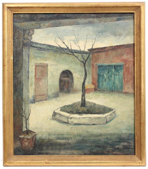 LUIS QUINTANILLA (c.1893/95-1978). "PARIS COURTYARD".