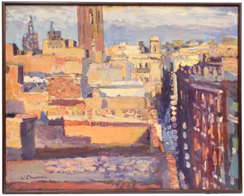 JOSEP MOSCARDÓ (1953). " CARRER HOSPITAL", 1978.