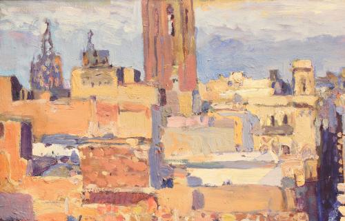 JOSEP MOSCARDÓ (1953). " CARRER HOSPITAL", 1978.