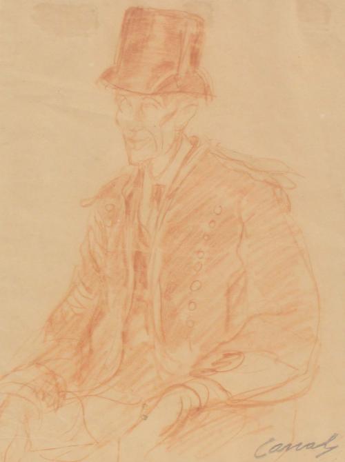 RICARD CANALS Y LLAMBI (1876-1931) "BARCELONA POLICEMAN".