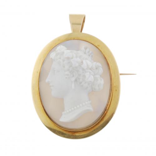 BROCHE-COLGANTE CAMAFEO.