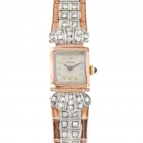 NACAR. RELOJ-JOYA DE PULSERA DE SEÑORA.