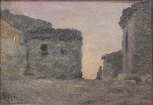 MODEST URGELL I INGLADA (1839-1919). "TWILIGHT".