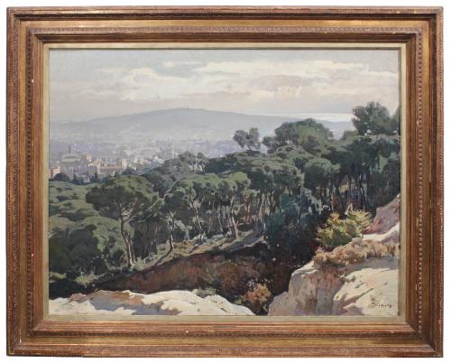 JOSEP PUIGDENGOLAS BARELLA (1906-1987). "CONTRALUZ", BARCELONA.