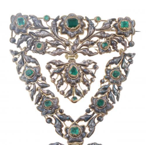 CATALAN OR VALENCIAN BROOCH, END C18th.