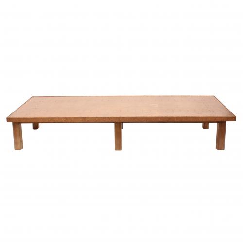 MESA DE CENTRO ESTILO VALENTÍ, MED. SIGLO XX. 